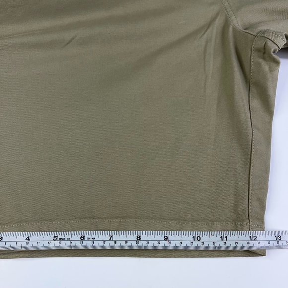 Reyn Spooner Mens Chinos Shorts Khaki Tan Herringbone Flat Front Pockets 40 New - Picture 5 of 12